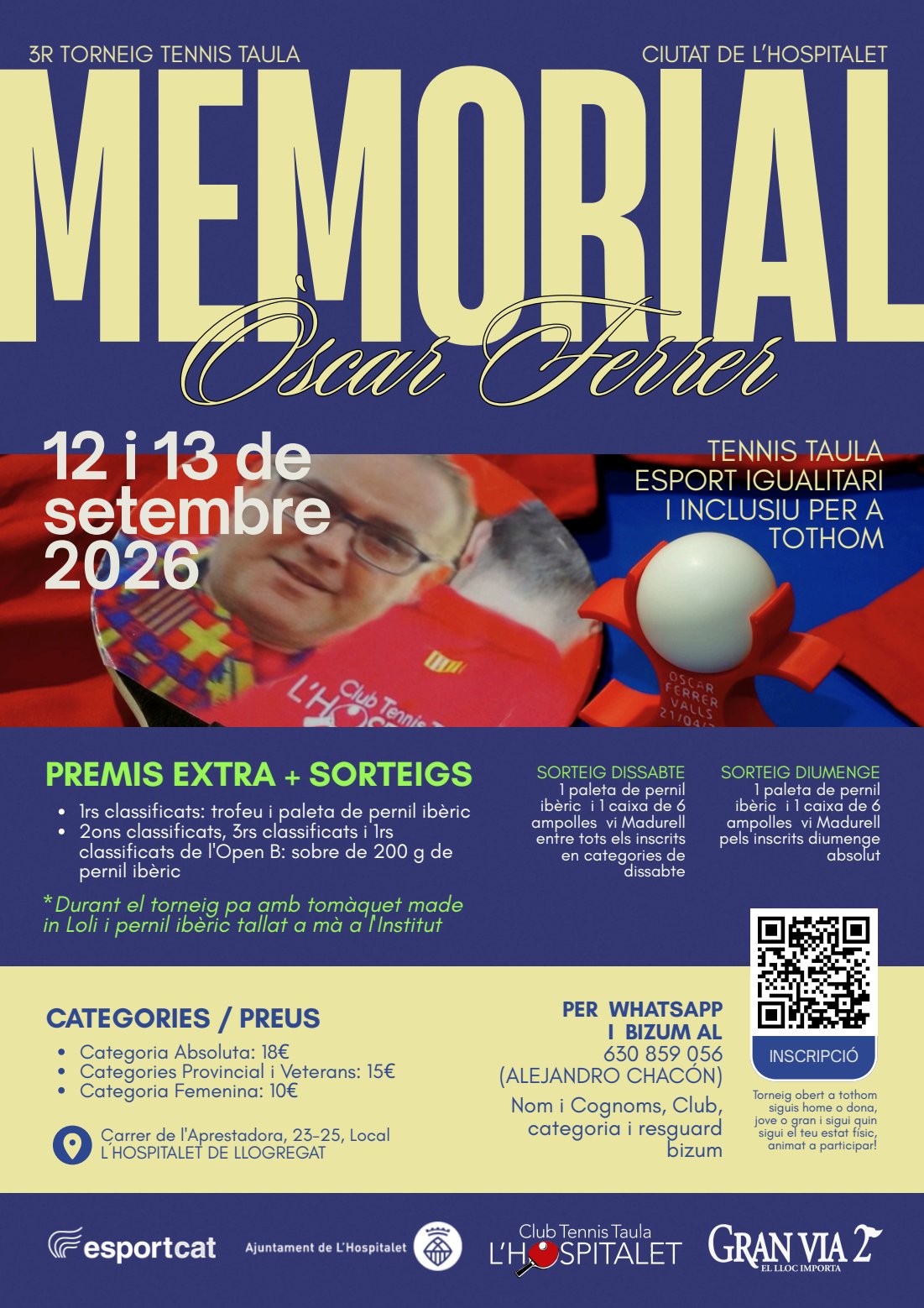 Cartell Memorial Òscar Ferrer 2026